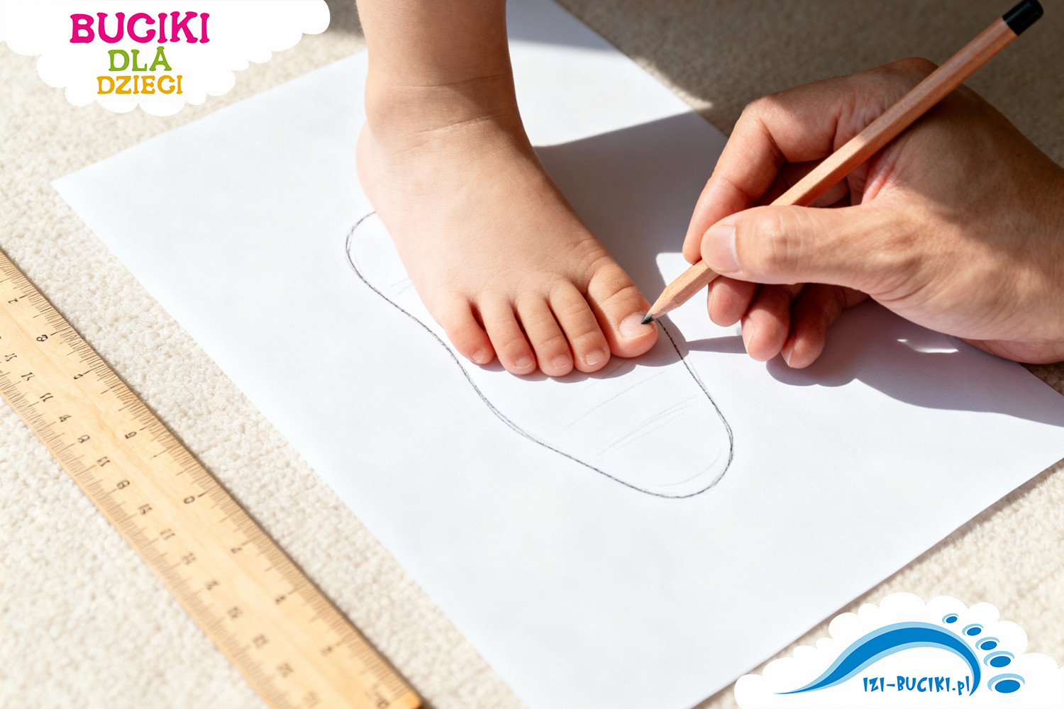 Jak zmierzyć stopę dziecka w domu? Instrukcja krok po kroku