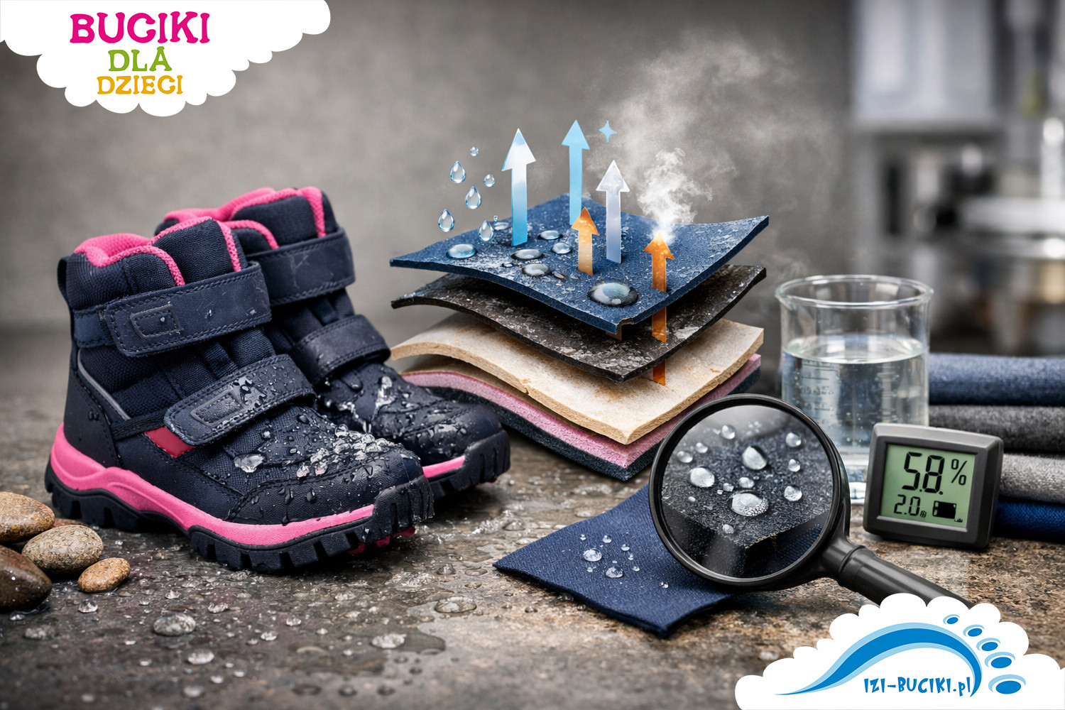 Wodoodporne buciki. Mwembrana Czy Kalosze?