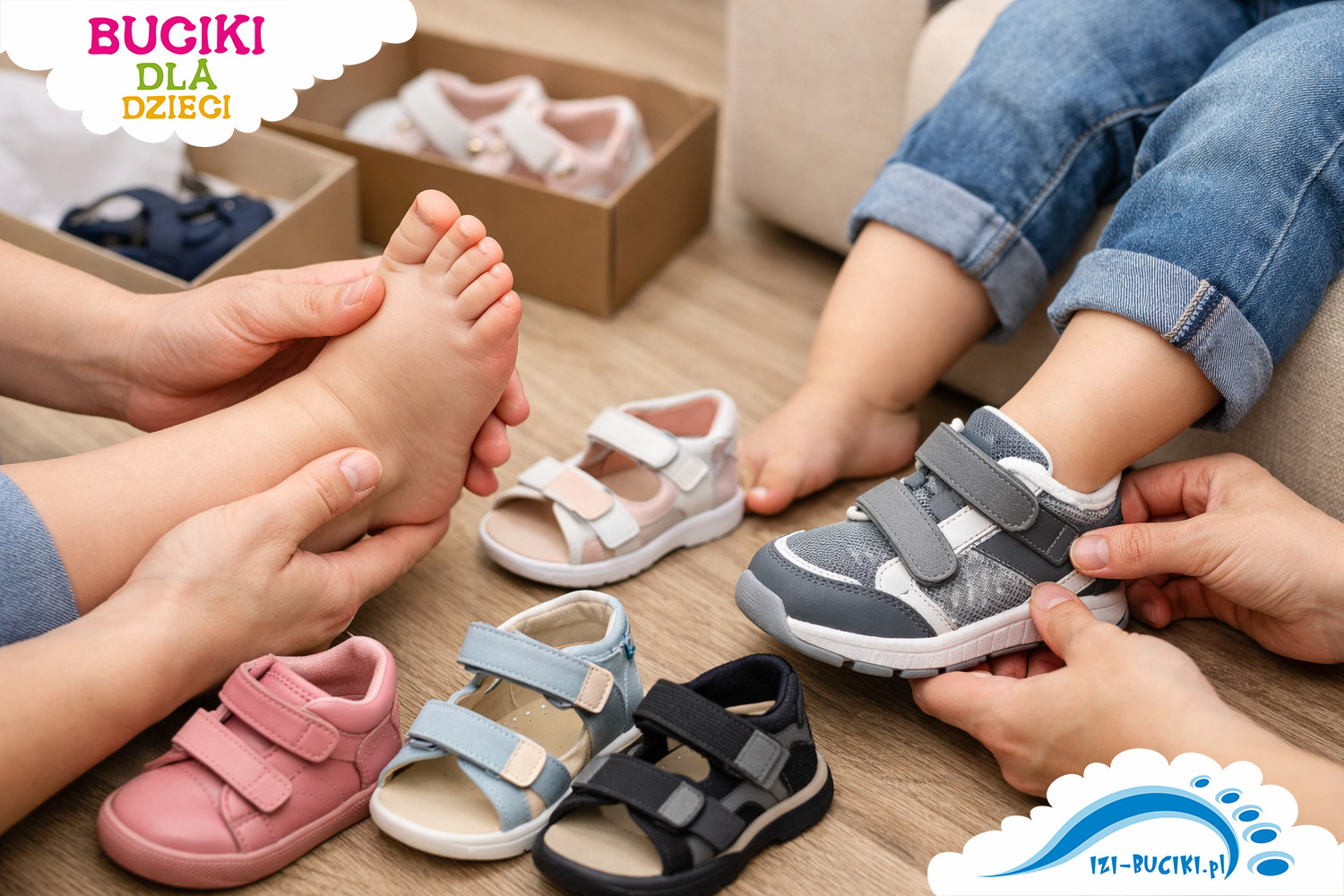 Buciki na wysokie podbicie i szeroką stopę