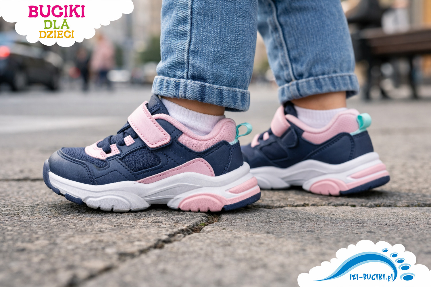 Buciki dla dzieci do miasta. Beton a amortyzacja.