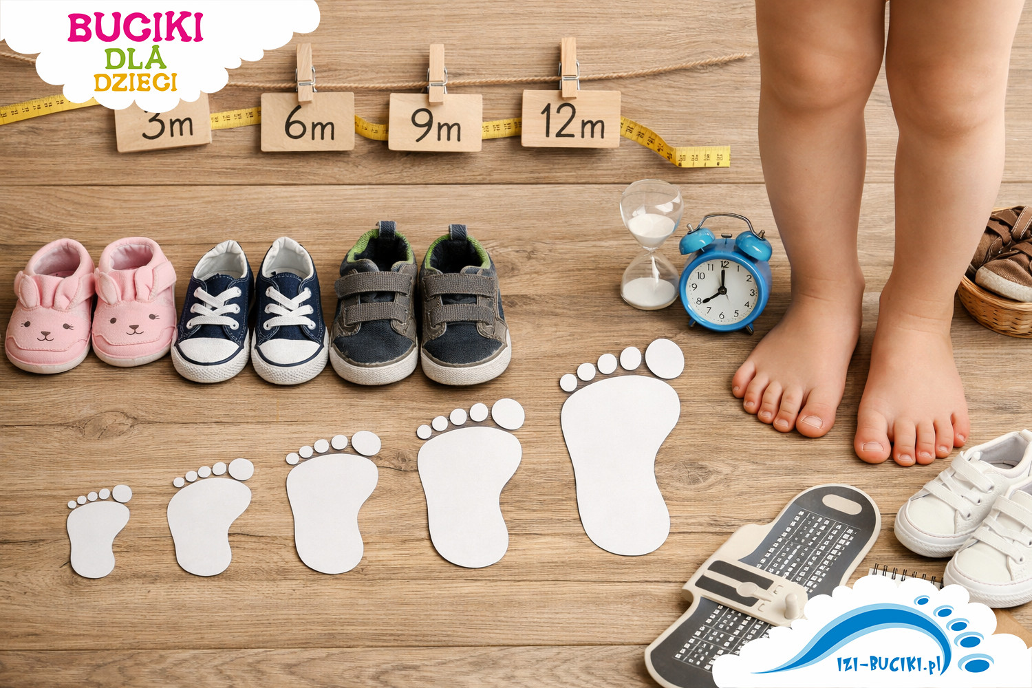 Jak szybko rośnie stopa dziecka? Kiedy wymieniać buty
